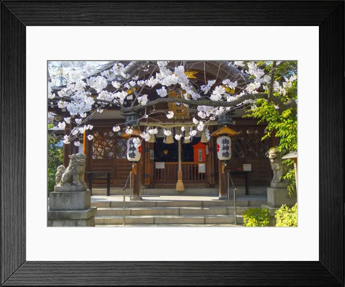 Framed Print : Ichinomiya shrine, Kobe, Kansai, Japan
