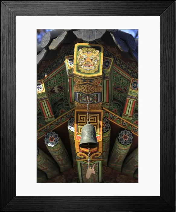 Framed Print : South Korea, Gyeongsang, Haein Sa Temple (Unesco Site)
