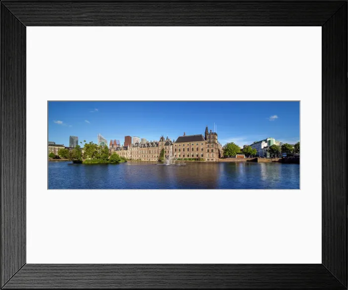 Framed Print : Hofvijver and Binnenhof, The Hague, South Holland, The Netherlands Framed Print : Hofvijver and Binnenhof, The Hague, South Holland, The Netherlands