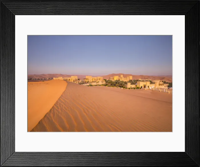 Framed Print : Anantara Qasr Al Sarab resort, Empty Quarter (Rub Al Khali), Abu Dhabi, United Arab Framed Print : Anantara Qasr Al Sarab resort, Empty Quarter (Rub Al Khali), Abu Dhabi, United Arab