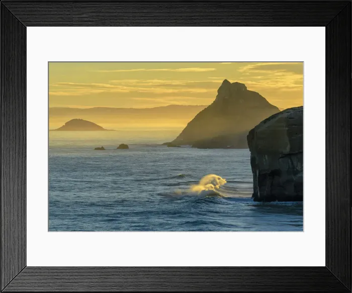 Framed Print : Oceania, New Zealand, Aotearoa, South Island, Otago Coast, Dunedin, Tunnel Beach Framed Print : Oceania, New Zealand, Aotearoa, South Island, Otago Coast, Dunedin, Tunnel Beach