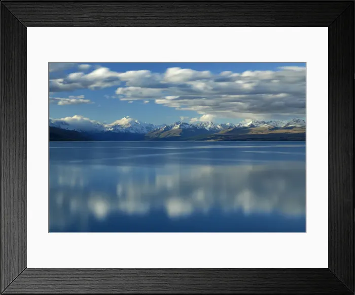 Framed Print : Oceania, New Zealand, Aotearoa, South Island, Canterbury, Southern Alps, Lake Pukaki Framed Print : Oceania, New Zealand, Aotearoa, South Island, Canterbury, Southern Alps, Lake Pukaki
