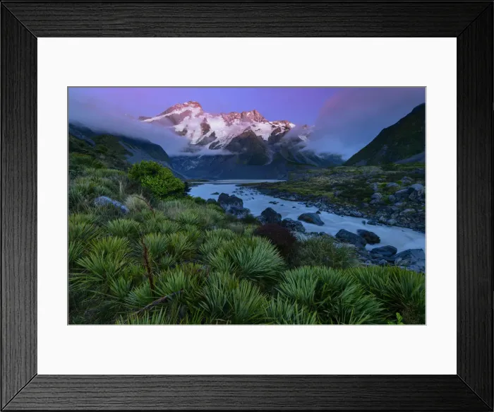 Framed Print : Oceania, New Zealand, Aotearoa, South Island, Mount Cook National Park, Mount Sefton Framed Print : Oceania, New Zealand, Aotearoa, South Island, Mount Cook National Park, Mount Sefton