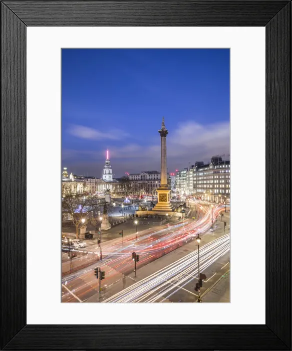 Framed Print : Trafalgar Square, London, England, UK Framed Print : Trafalgar Square, London, England, UK