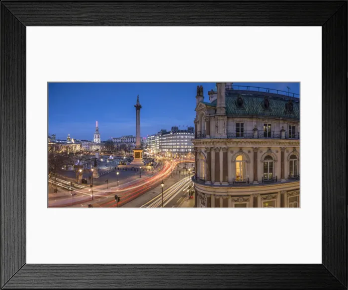 Framed Print : Trafalgar Square, London, England, UK Framed Print : Trafalgar Square, London, England, UK
