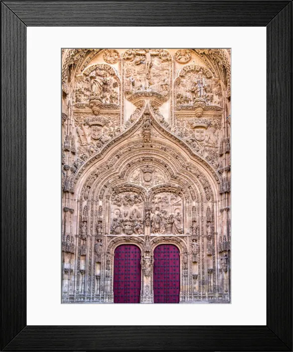 Framed Print : Main facade of New Cathedral, Salamanca, Castile and Leon, Spain Framed Print : Main facade of New Cathedral, Salamanca, Castile and Leon, Spain