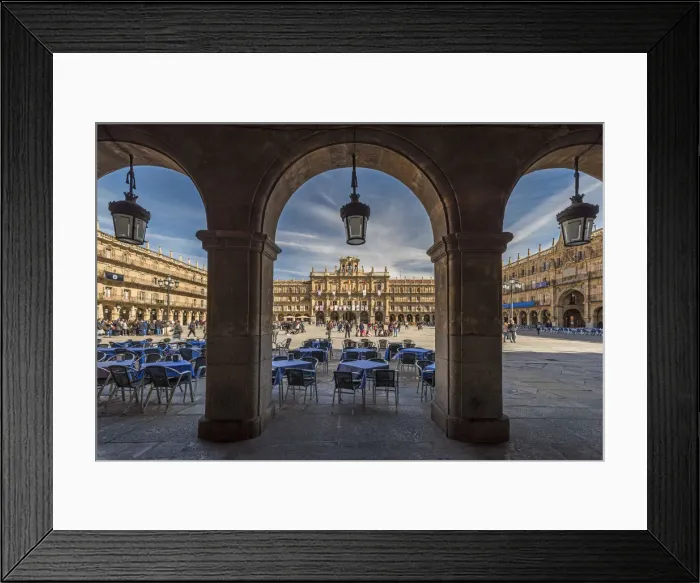 Framed Print : Plaza Mayor, Salamanca, Castile and Leon, Spain Framed Print : Plaza Mayor, Salamanca, Castile and Leon, Spain