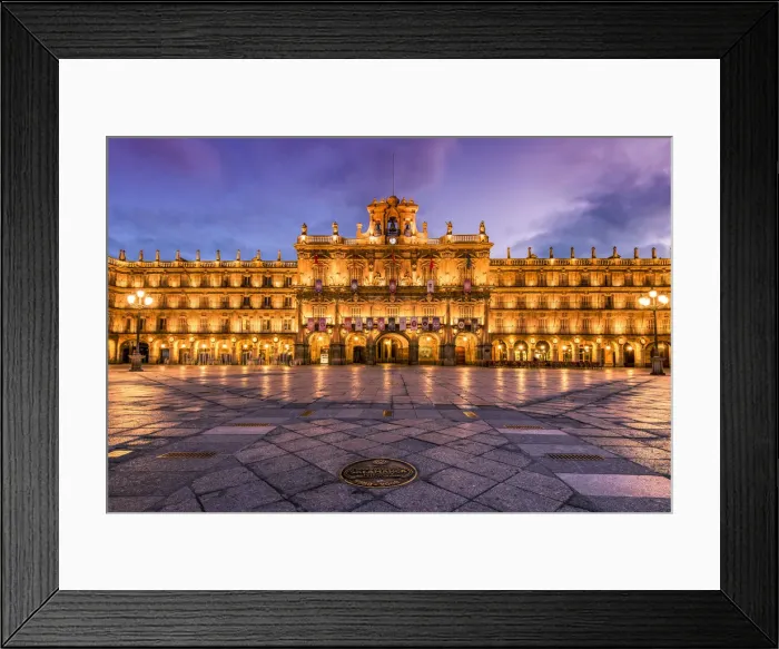 Framed Print : Plaza Mayor, Salamanca, Castile and Leon, Spain Framed Print : Plaza Mayor, Salamanca, Castile and Leon, Spain