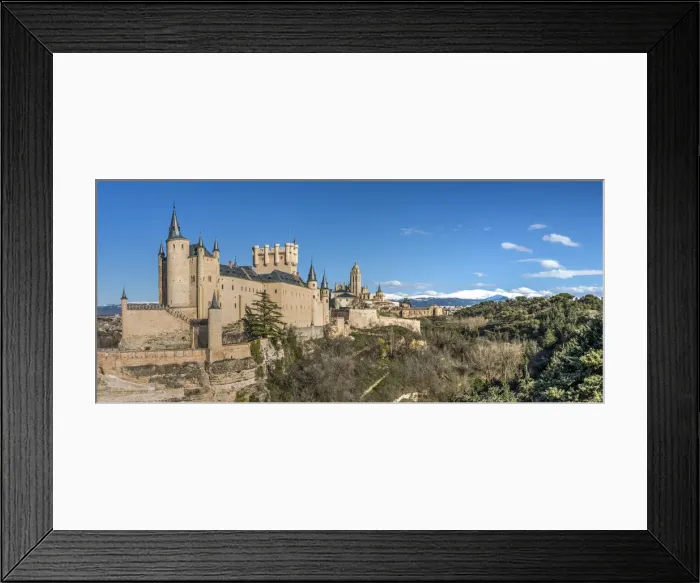 Framed Print : Panoramic view, Segovia, Castile and Leon, Spain Framed Print : Panoramic view, Segovia, Castile and Leon, Spain