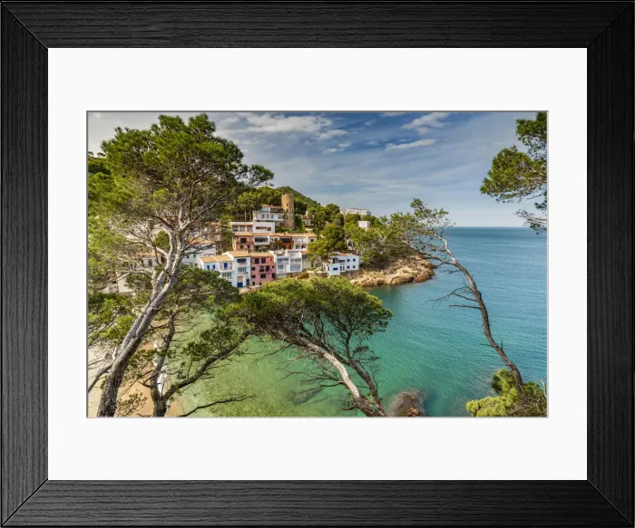 Framed Print : Playa Sa Tuna, Begur, Costa Brava, Catalonia, Spain Framed Print : Playa Sa Tuna, Begur, Costa Brava, Catalonia, Spain