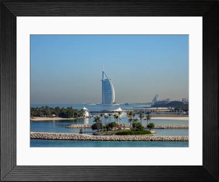Framed Print : View towards Burj Al Arab Luxury Hotel, Dubai, United Arab Emirates Framed Print : View towards Burj Al Arab Luxury Hotel, Dubai, United Arab Emirates