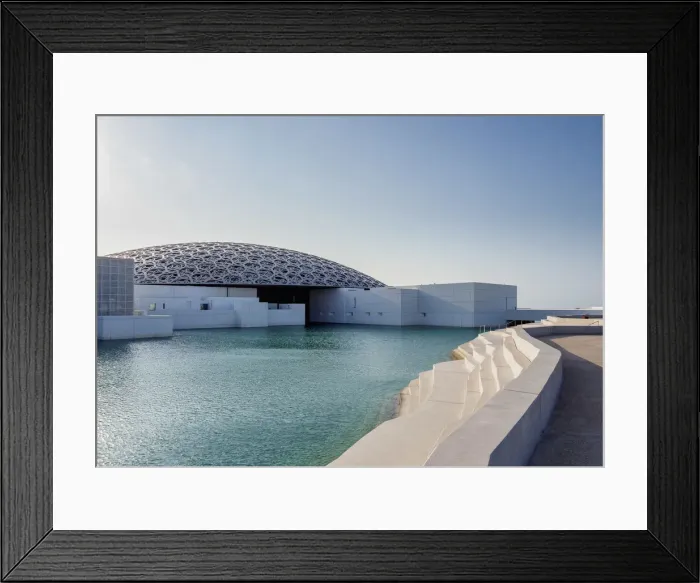Framed Print : Louvre Museum, Abu Dhabi, United Arab Emirates Framed Print : Louvre Museum, Abu Dhabi, United Arab Emirates