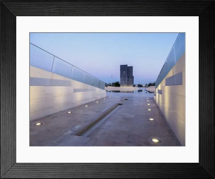 Framed Print : Wahat Al Karama Monument at dawn, Abu Dhabi, United Arab Emirates Framed Print : Wahat Al Karama Monument at dawn, Abu Dhabi, United Arab Emirates