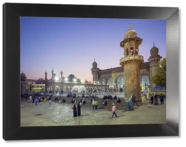 India, Hyderabad, capital of Telangana State, (Andhra Pradesh), Makkah Masjid (Mecca Masjid) Mosque