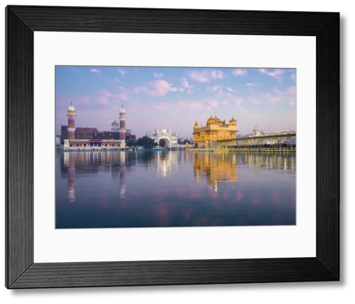 Framed Print : India, Punjab, Amritsar, - Golden Temple, The Harmandir Sahib, Amrit Sagar - lake of Nectar Framed Print : India, Punjab, Amritsar, - Golden Temple, The Harmandir Sahib, Amrit Sagar - lake of Nectar
