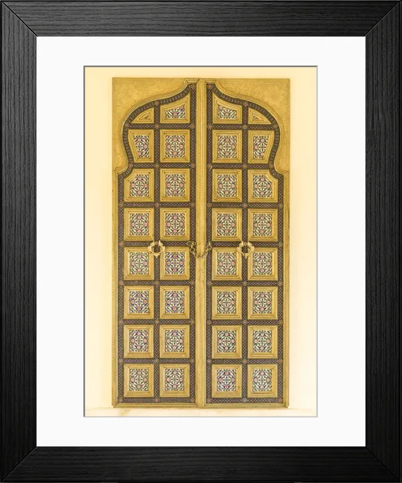 Framed Print : Detail of door at the City Palace, Udaipur, Rajasthan, India Framed Print : Detail of door at the City Palace, Udaipur, Rajasthan, India