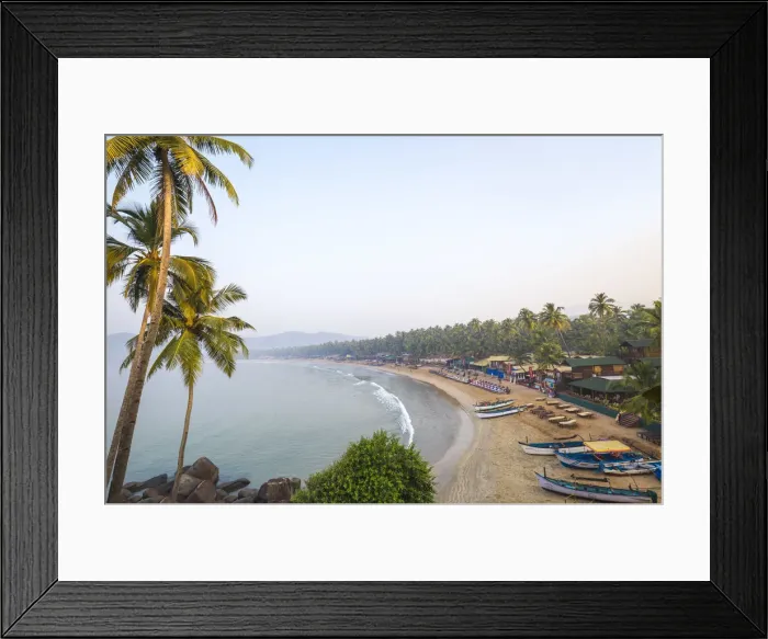 Framed Print : India, Goa, Palolem Beach Framed Print : India, Goa, Palolem Beach