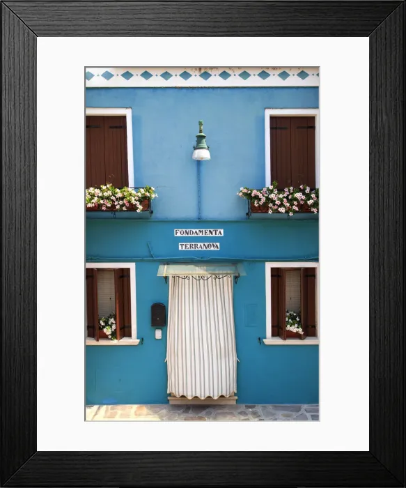 Framed Print : Italy, Veneto, Venice, Burano Island, traditional colorful houses Framed Print : Italy, Veneto, Venice, Burano Island, traditional colorful houses