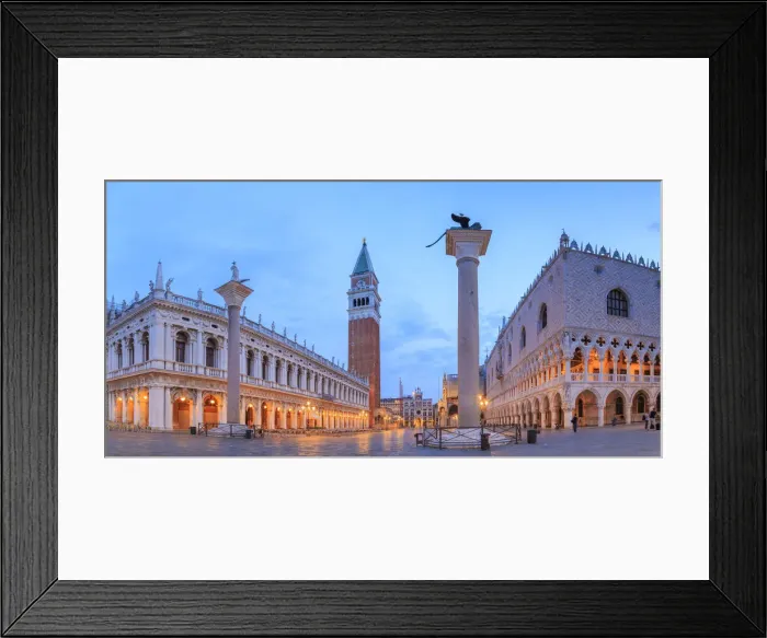Framed Print : Italy, Veneto, Venice, Sestiere of San Marco, St Marks Square (Unesco Site) Framed Print : Italy, Veneto, Venice, Sestiere of San Marco, St Marks Square (Unesco Site)
