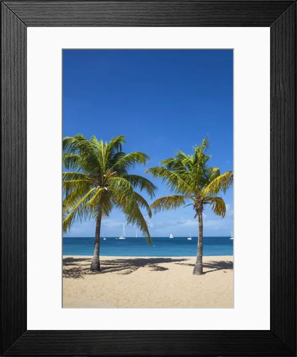 Framed Print : St Vincent and The Grenadines, Mayreau, Saline Bay Framed Print : St Vincent and The Grenadines, Mayreau, Saline Bay