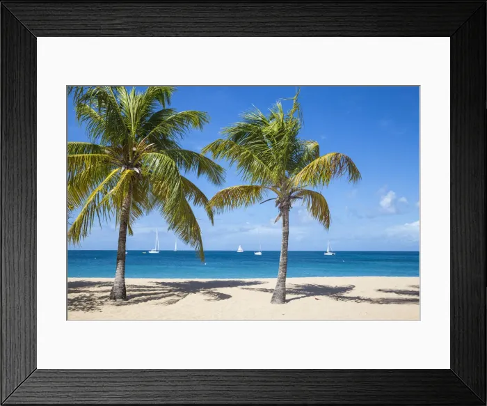 Framed Print : St Vincent and The Grenadines, Mayreau, Saline Bay Framed Print : St Vincent and The Grenadines, Mayreau, Saline Bay