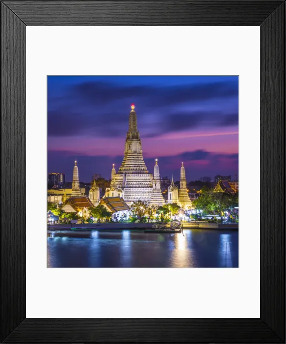 Framed Print : Wat Arun (Temple of Dawn) and Chao Praya River, Bangkok, Thailand Framed Print : Wat Arun (Temple of Dawn) and Chao Praya River, Bangkok, Thailand