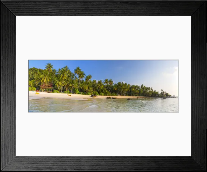 Framed Print : Tropical beach on an Island nr Ko Chang, Thailand Framed Print : Tropical beach on an Island nr Ko Chang, Thailand