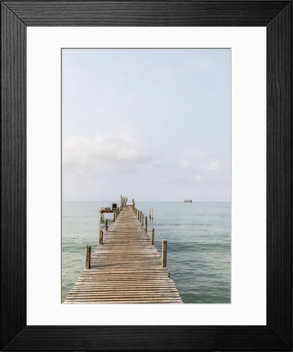 Framed Print : Jetty on Ao Phrao Beach, Ko Kut, nr. Ko Chang, Thailand Framed Print : Jetty on Ao Phrao Beach, Ko Kut, nr. Ko Chang, Thailand