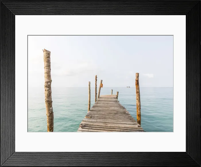 Framed Print : Jetty on Ao Phrao Beach, Ko Kut, nr. Ko Chang, Thailand Framed Print : Jetty on Ao Phrao Beach, Ko Kut, nr. Ko Chang, Thailand