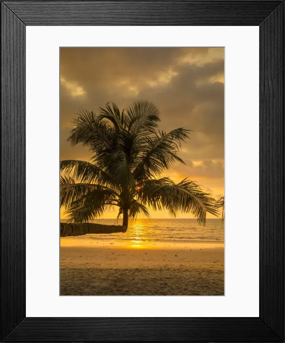 Framed Print : Klong Chao Beach, Ko Kut, nr. Ko Chang, Thailand