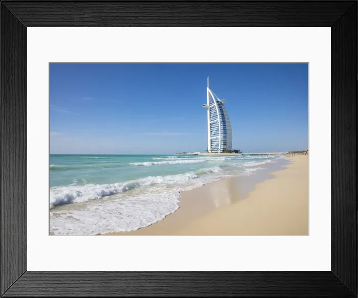 Framed Print : Burj Al Arab hotel, Jumeirah, Dubai, United Arab Emirates Framed Print : Burj Al Arab hotel, Jumeirah, Dubai, United Arab Emirates