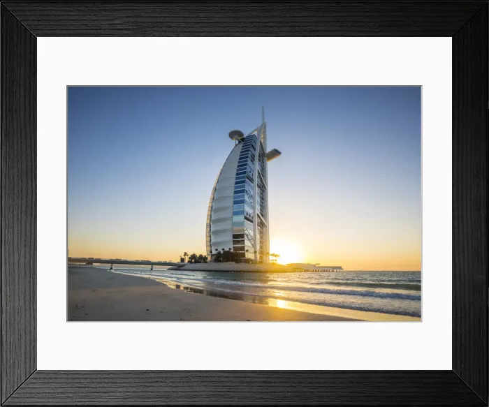 Framed Print : Burj Al Arab hotel, Jumeirah, Dubai, United Arab Emirates Framed Print : Burj Al Arab hotel, Jumeirah, Dubai, United Arab Emirates
