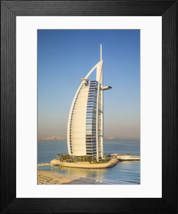 Framed Print : Burj Al Arab hotel, Jumeirah, Dubai, United Arab Emirates Framed Print : Burj Al Arab hotel, Jumeirah, Dubai, United Arab Emirates