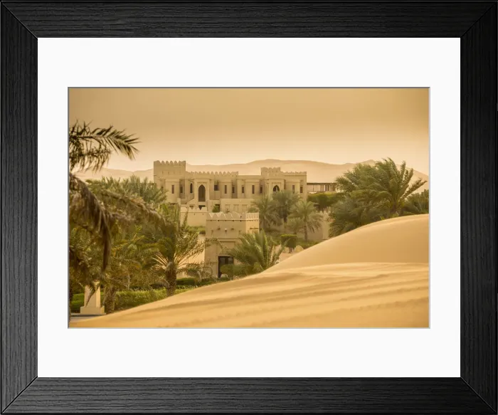 Framed Print : Anantara Qasr Al Sarab resort, Empty Quarter (Rub Al Khali), Abu Dhabi, United Arab Framed Print : Anantara Qasr Al Sarab resort, Empty Quarter (Rub Al Khali), Abu Dhabi, United Arab