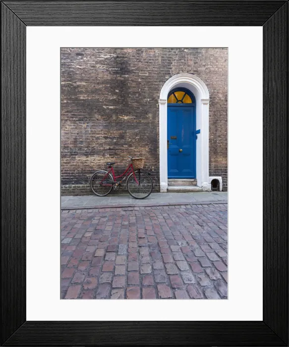 Framed Print : UK, England, Cambridgeshire, Cambridge, Green Street Framed Print : UK, England, Cambridgeshire, Cambridge, Green Street