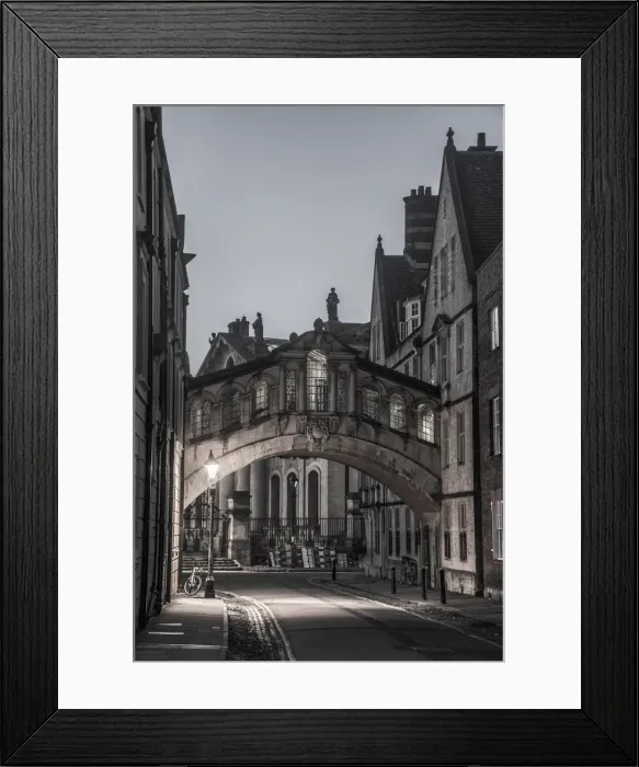 Framed Print : UK, England, Oxfordshire, Oxford, New College Lane, Hertford College, Bridge of Sighs Framed Print : UK, England, Oxfordshire, Oxford, New College Lane, Hertford College, Bridge of Sighs