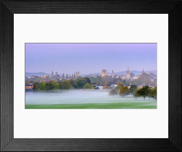 Framed Print : UK, England, Oxfordshire, Oxford, City skyline from South Park Framed Print : UK, England, Oxfordshire, Oxford, City skyline from South Park