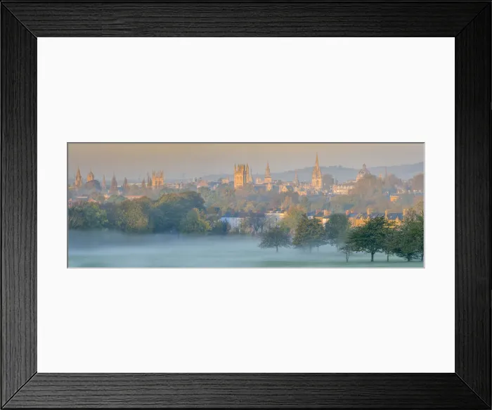 Framed Print : UK, England, Oxfordshire, Oxford, City skyline from South Park
