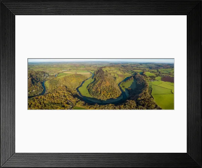 Framed Print : Aerial view of the Wye valley towards Ross on Wye, Symonds Yat, Forest of Dean, Gloucestershire Framed Print : Aerial view of the Wye valley towards Ross on Wye, Symonds Yat, Forest of Dean, Gloucestershire