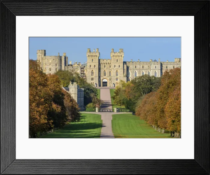 Framed Print : UK, England, Berkshire, Windsor, Windsor Castle, The Long Walk Framed Print : UK, England, Berkshire, Windsor, Windsor Castle, The Long Walk