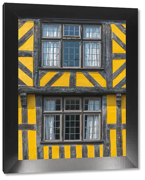 UK, England, Shropshire, Ludlow, Timber-framed house