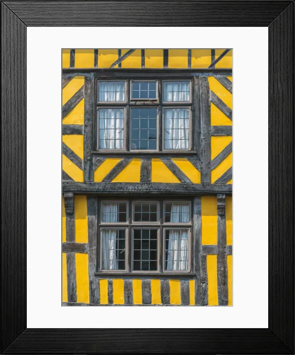 Framed Print : UK, England, Shropshire, Ludlow, Timber-framed house Framed Print : UK, England, Shropshire, Ludlow, Timber-framed house