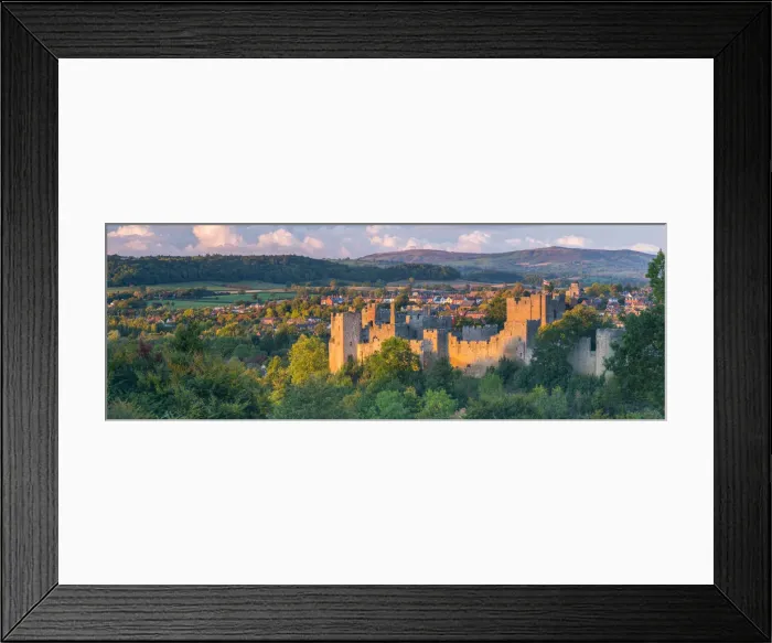 Framed Print : UK, England, Shropshire, Ludlow, Ludlow Castle at Sunset Framed Print : UK, England, Shropshire, Ludlow, Ludlow Castle at Sunset