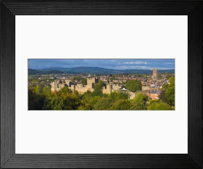 Framed Print : UK, England, Shropshire, Ludlow, Ludlow Castle and St Laurences Church Framed Print : UK, England, Shropshire, Ludlow, Ludlow Castle and St Laurences Church