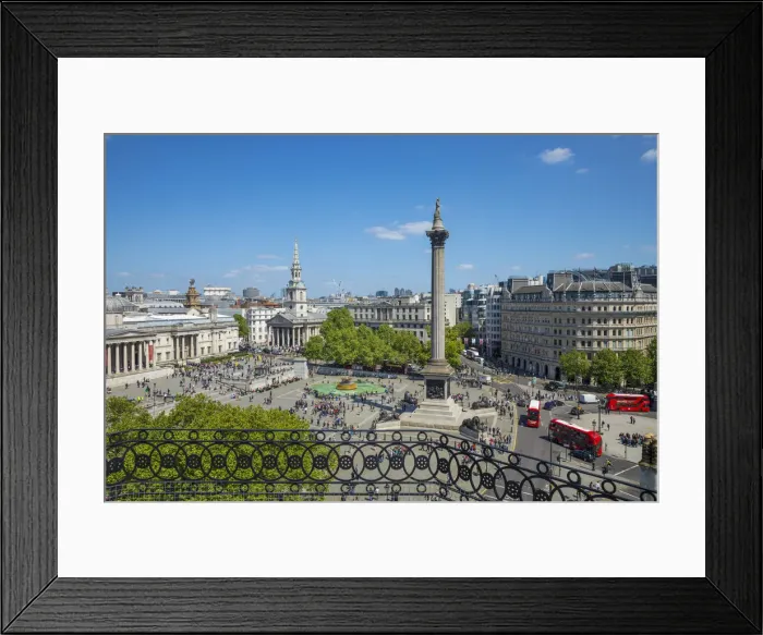 Framed Print : Trafalgar Square, London, England, UK