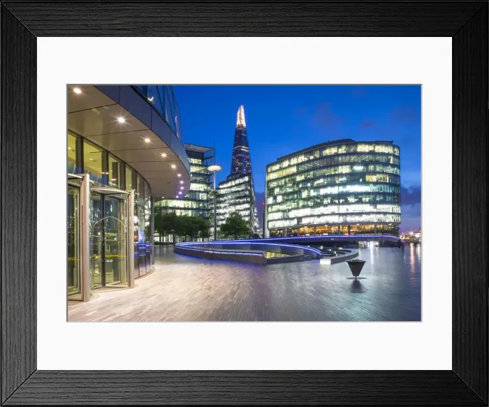 Framed Print : The Shard & More London Riverside, London, England, UK Framed Print : The Shard & More London Riverside, London, England, UK