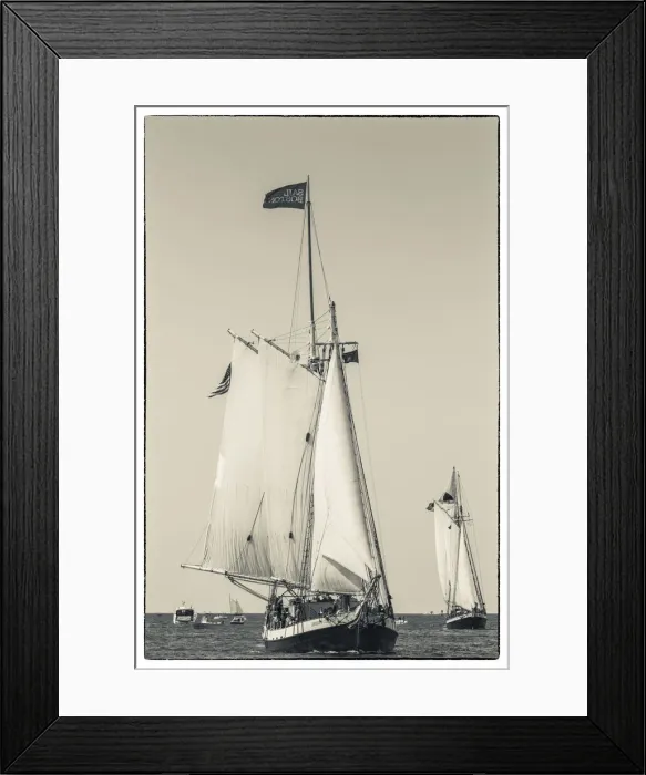 Framed Print : USA, New England, Cape Ann, Massachusetts, Gloucester, Gloucester Schooner Festival