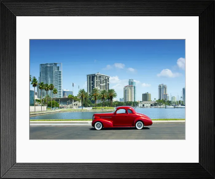 Framed Print : Florida, Saint Petersburg, Pinellas County, 1930s Ford Coupe, Classic Car, Tampa Bay Framed Print : Florida, Saint Petersburg, Pinellas County, 1930s Ford Coupe, Classic Car, Tampa Bay