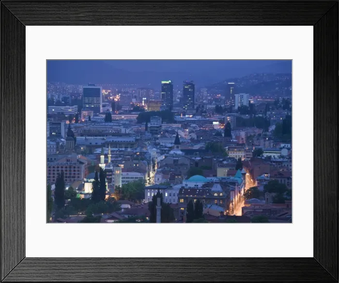 Framed Print : Bosnia and Herzegovina, Sarajevo Framed Print : Bosnia and Herzegovina, Sarajevo