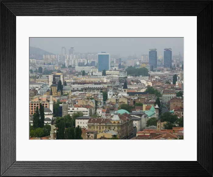 Framed Print : Bosnia and Herzegovina, Sarajevo Framed Print : Bosnia and Herzegovina, Sarajevo